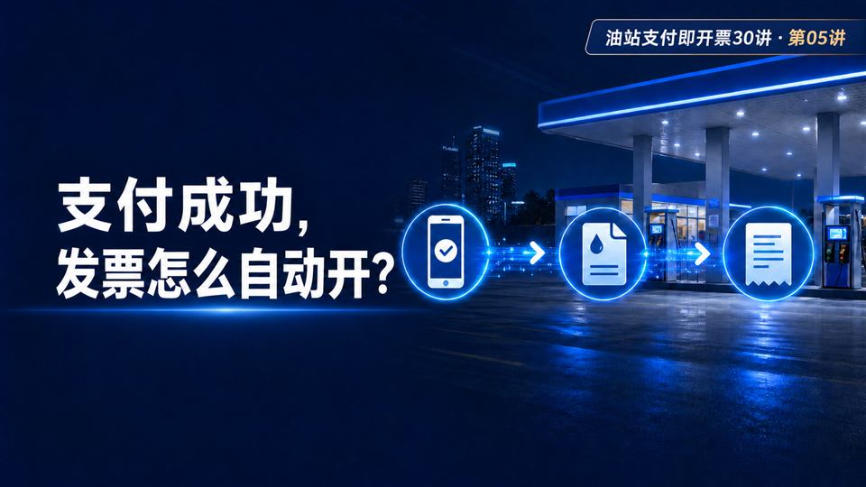 微信、支付宝收款后，发票怎么自动开？油站先打通这4段数据
