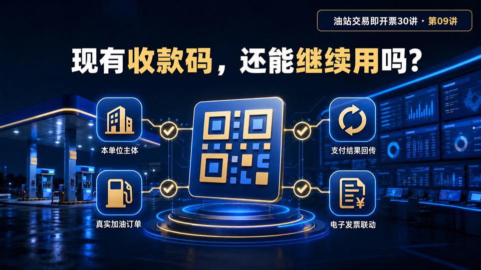现有收款码还能不能继续用？先检查这4件事。交易即开票第九讲