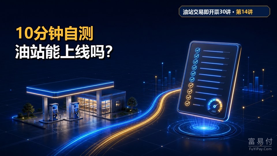 10分钟完成油站接入自测：你的油站现在能不能上线？