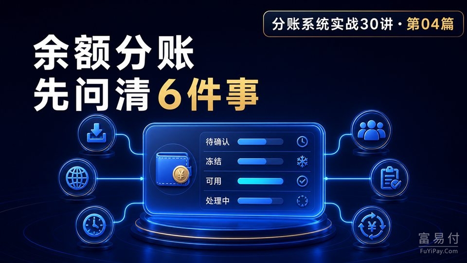 什么是余额分账？企业先核对这6个问题