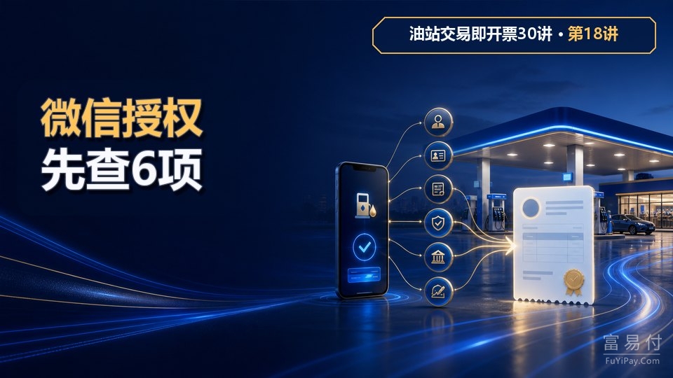 微信交易即开票 油站要完成哪些授权？